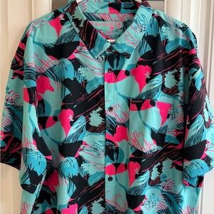 Warrior Collaborative with Retro Rifle 3XL Brushstroke. Vibrant Patterned